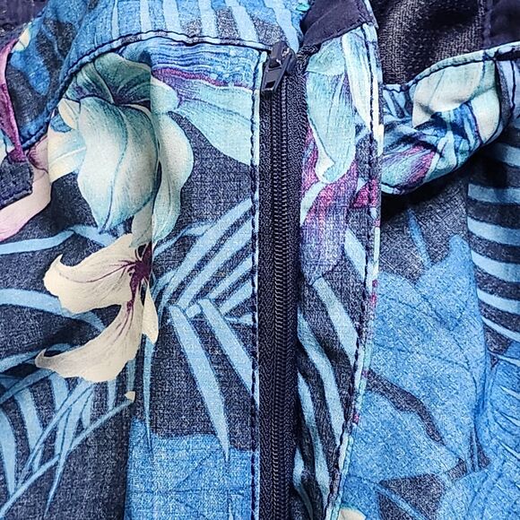 Tommy Bahama Swim Trunks Casual Shorts Mens XXL 2XL Blue Yellow Floral Lined - Picture 3 of 14